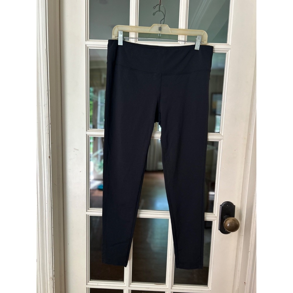 EUC ATHLETA Chaturanga Tight Leggings #919052 Black Size XL Yoga Pants